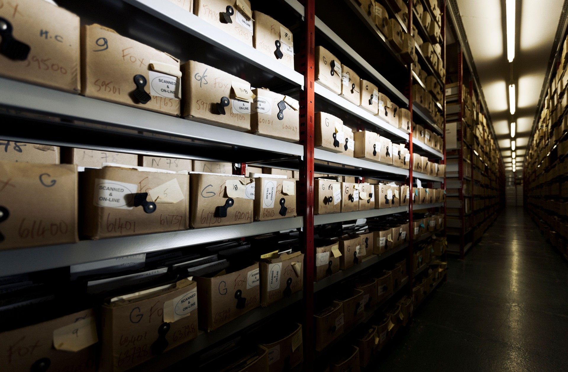 Hulton Archive boxes.
